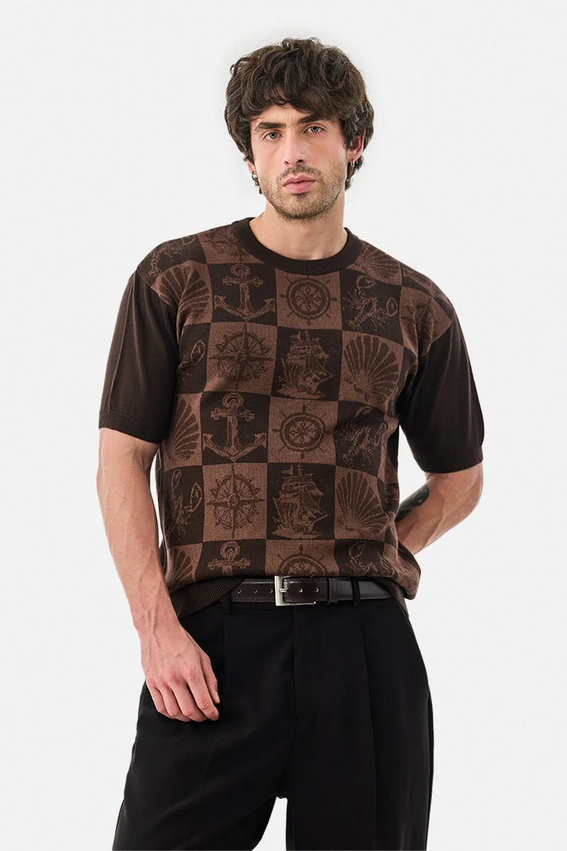 سنيتش Oversized 100% Cotton Graphic T-Shirt